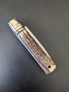 NIB AGA CAMPOLIN 6"-15CM SLIMLINE IN EUROPEAN STAG NIB AGA CAMPOLIN 6"-15CM SLIMLINE IN EUROPEAN STAG