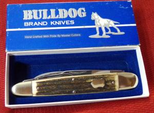 BULLDOG BRAND ANGLO SAXON 5 BLADE WHITTLER BY AUGUST SCHEIDTMANN 1 OF 22 MADE CHECK OR MONEY ORDER
