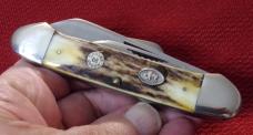 MINT CRIPPLE CREEK USA BUFFALO TRIBE GEN. STAG GUNBOAT CANOE c1984 (CHECK OR MONEY ORDER)