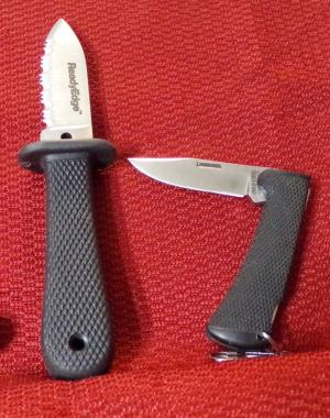 VINTAGE TWO 1990'S COLDSTEEL INC VENTURA,CALIF. MINTURE CLIP KNIVES  CHECK OR MONEY ORDER
