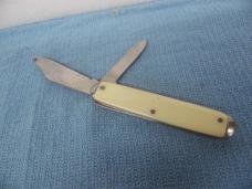 FROM STORAGE USA ELVIS AD JACK KNIFE A LITTLE CARBON ON BLADE FROM STORAGE USA ELVIS AD JACK KNIFE A LITTLE CARBON ON BLADE