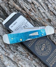 CASE XX 2024 ** CRANDALL JIG BONE ARROW SHIELD SKY BLUE LARGE COPPERLOCK 