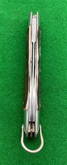 Bruckmann Knife. 4-1/2 inch Anglo Saxon Whittler with Stag Scales. ...........................(551P) Bruckmann Knife. 4-1/2 inch Anglo Saxon Whittler with Stag Scales. ...........................(551P)