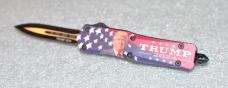 OTF Trump 2024 Red White Blue Handles Pocket Clip Glass Breaker 4" Closed Dagger Blade Well Made OTF Trump 2024 Red White Blue Handles Pocket Clip Glass Breaker 4" Closed Dagger Blade Well Made