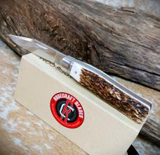 NIB RoseCraft Blades Genuine STAG Savage Creek Gunstock RCT014-ST D2 Clip Point