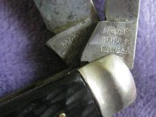 MOORE-HANDLEY HDW. 4 blade Congress. Unsharpened w/staining MOORE-HANDLEY HDW. 4 blade Congress. Unsharpened w/staining