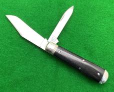 Waynorth Cutlery Black Jack Charlie C. SFO. Gabon Ebony Scales. 681219. ......................(GEC) Waynorth Cutlery Black Jack Charlie C. SFO. Gabon Ebony Scales. 681219. ......................(GEC)