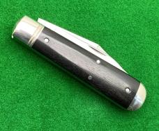 Waynorth Cutlery Black Jack Charlie C. SFO. Gabon Ebony Scales. 681219. ......................(GEC) 