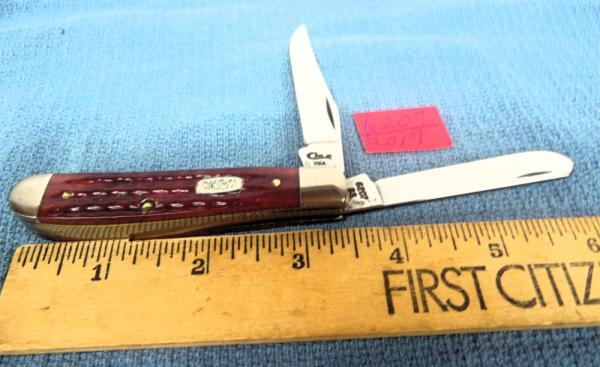 FROM STORAGE CASE XX 6207 RED JIGGED BONE 3-1/2" MINI TRAPPER UNUSED FROM STORAGE CASE XX 6207 RED JIGGED BONE 3-1/2" MINI TRAPPER UNUSED