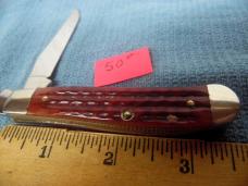 FROM STORAGE CASE XX 6207 RED JIGGED BONE 3-1/2" MINI TRAPPER UNUSED FROM STORAGE CASE XX 6207 RED JIGGED BONE 3-1/2" MINI TRAPPER UNUSED