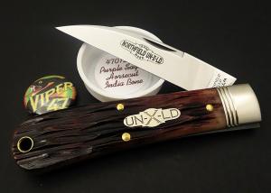 Great Eastern Cutlery Northfield #47 Viper Purple Sage Horsecut India Bone GEC 470123