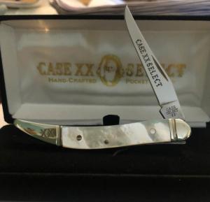 New in original clamshell  2023 Case Select Mother of Pearl and Abalone Small Texas Toothpick