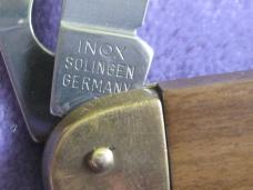 HENCKLES 3 blade utility Knife....Wood Handles HENCKLES 3 blade utility Knife....Wood Handles