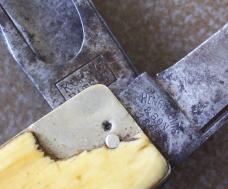 HENRY SEARS & SON 1865 Champagne Bottle knife w/ KORN'S PATENT Cork Puller HENRY SEARS & SON 1865 Champagne Bottle knife w/ KORN'S PATENT Cork Puller
