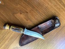 KA-BAR UNION CUT CO OLRAN NY STAG HUNTER