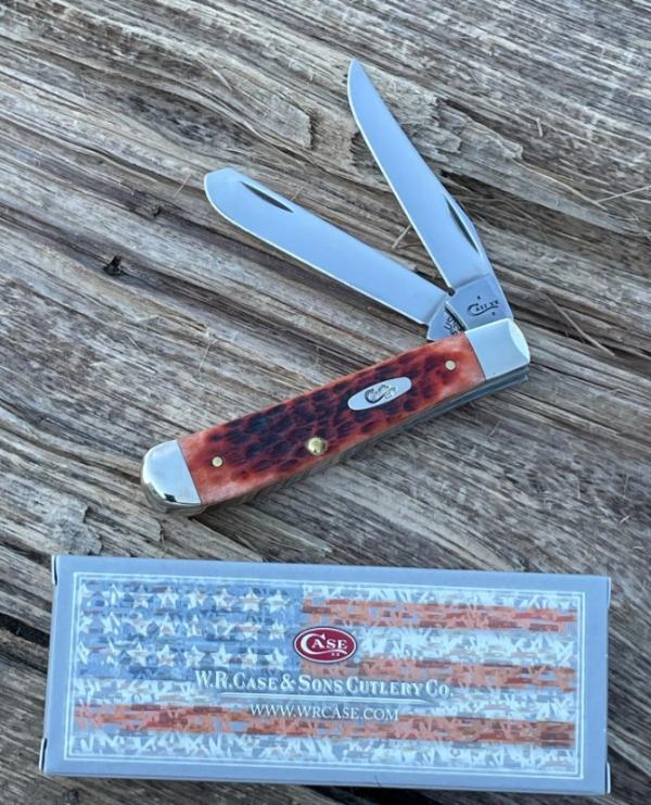 CASE XX ** 2018 CHESTNUT JIG BONE CV MINI TRAPPER CASE XX ** 2018 CHESTNUT JIG BONE CV MINI TRAPPER