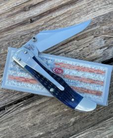 CASE XX ** 2013 DARK BLUE JIGGED BONE MID FOLDING HUNTER CASE XX ** 2013 DARK BLUE JIGGED BONE MID FOLDING HUNTER