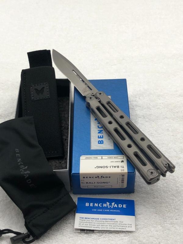 Benchmade 85 TI Bali Song First Production New In Box Made In USA Discontinued