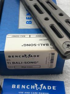 Benchmade 85 TI Bali Song First Production New In Box Made In USA Discontinued