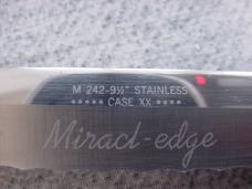 Vintage CASE XX, M 242-9 1/2, "Miracl-Edge", STAINLESS, Serrated Edge, Slicer Knife Vintage CASE XX, M 242-9 1/2, "Miracl-Edge", STAINLESS, Serrated Edge, Slicer Knife