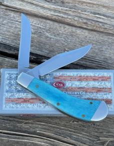 CASE XX ** SFO 2014 SMOOTH BLUE HORSESHOE SHIELD SMALL SADDLEHORN CASE XX ** SFO 2014 SMOOTH BLUE HORSESHOE SHIELD SMALL SADDLEHORN
