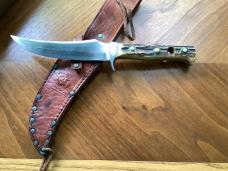 VINTAGE PUMA 6393 STAG SKINNER WITH BOX VINTAGE PUMA 6393 STAG SKINNER WITH BOX