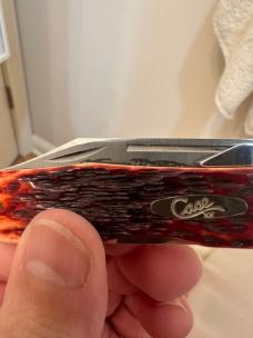 FAIRLY SCARCE (or so I’m told) CASE XX CHEETAH DOUBLE PULL TESTED RED BONE 6111-1/2L SS 2003 KNIFE FAIRLY SCARCE (or so I’m told) CASE XX CHEETAH DOUBLE PULL TESTED RED BONE 6111-1/2L SS 2003 KNIFE