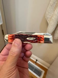 FAIRLY SCARCE (or so I’m told) CASE XX CHEETAH DOUBLE PULL TESTED RED BONE 6111-1/2L SS 2003 KNIFE FAIRLY SCARCE (or so I’m told) CASE XX CHEETAH DOUBLE PULL TESTED RED BONE 6111-1/2L SS 2003 KNIFE
