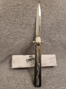 *NIB* AGA Campolin "DOMINUS" 9"(23cm) Brazilian Horn LEVERLOCK Italian AUTO *NIB* AGA Campolin "DOMINUS" 9"(23cm) Brazilian Horn LEVERLOCK Italian AUTO