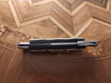 One of a kind Customized Ring Pull Switchblade Swinguard with Turtle Shell Scales 