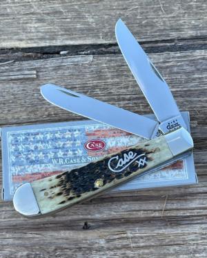 CASE XX ** 2001 PETRO GREEN BONE SILVER SCRIPT TRAPPER 