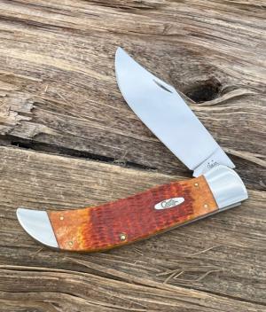 CASE XX *** 2005 ORANGE JIGGED BONE CLASP
