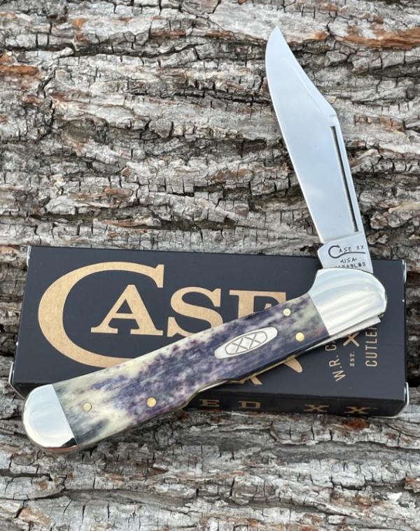 CASE XX *** SFO 1999 PURPLE APPALOOSA LARGE COPPERLOCK CASE XX *** SFO 1999 PURPLE APPALOOSA LARGE COPPERLOCK