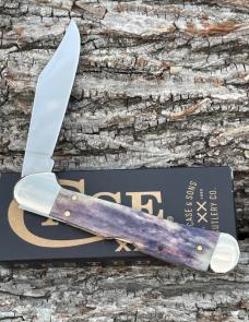 CASE XX *** SFO 1999 PURPLE APPALOOSA LARGE COPPERLOCK CASE XX *** SFO 1999 PURPLE APPALOOSA LARGE COPPERLOCK