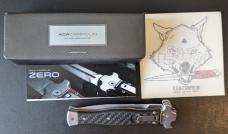 AGA CAMPOLIN CARBON FIBER ZERO, 3.75 SATIN DAGGER BLADE AGA CAMPOLIN CARBON FIBER ZERO, 3.75 SATIN DAGGER BLADE