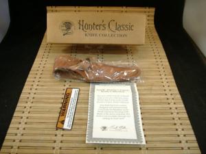 LEATHER FIXED BLADE KNIFE NEW LOOPED BELT SHEATH ONLY BY SCHRADE FOR AMERICAN  HUNTER   NO KNIFE