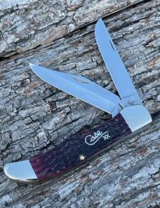 CASE XX ** CRANBERRY BONE SILVER SCRIPT 2001 LARGE FOLDING HUNTER CASE XX ** CRANBERRY BONE SILVER SCRIPT 2001 LARGE FOLDING HUNTER