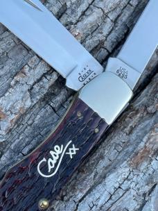 CASE XX ** CRANBERRY BONE SILVER SCRIPT 2001 LARGE FOLDING HUNTER CASE XX ** CRANBERRY BONE SILVER SCRIPT 2001 LARGE FOLDING HUNTER