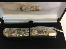 New in Plain Case Velvet and Sleeve 2001 Abalone Russlock New in Plain Case Velvet and Sleeve 2001 Abalone Russlock