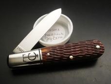 1/39 2014 GEC #152214 TC Sawyer Barlow 2-Blade Chestnut Jigged Bone SFO Charlie Campagna 1/39 2014 GEC #152214 TC Sawyer Barlow 2-Blade Chestnut Jigged Bone SFO Charlie Campagna