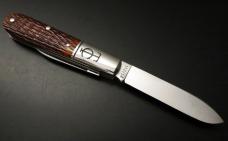 1/39 2014 GEC #152214 TC Sawyer Barlow 2-Blade Chestnut Jigged Bone SFO Charlie Campagna 1/39 2014 GEC #152214 TC Sawyer Barlow 2-Blade Chestnut Jigged Bone SFO Charlie Campagna