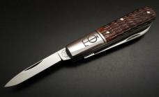 1/39 2014 GEC #152214 TC Sawyer Barlow 2-Blade Chestnut Jigged Bone SFO Charlie Campagna 1/39 2014 GEC #152214 TC Sawyer Barlow 2-Blade Chestnut Jigged Bone SFO Charlie Campagna