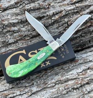 CASE XX *** SFO 2004 PEACOCK APPALOOSA SCROLLED SMALL SADDLEHORN