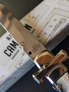 NIB 9"- 23 cm A.G.A. Campolin Brazilian Horn Maltese lockback a super beautiful quality stiletto NIB 9"- 23 cm A.G.A. Campolin Brazilian Horn Maltese lockback a super beautiful quality stiletto