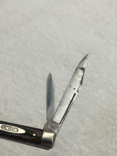 Vintage Union Cutlery Co Olean NY USA 2 Blade Pocket Knife