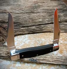 New! RoseCraft Blades Sequatchie River Muskrat RCT018 D2 Clip Blade Black Micarta With Spade Shield New! RoseCraft Blades Sequatchie River Muskrat RCT018 D2 Clip Blade Black Micarta With Spade Shield