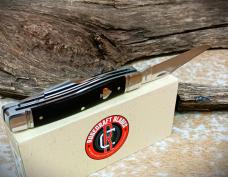 New! RoseCraft Blades Sequatchie River Muskrat RCT018 D2 Clip Blade Black Micarta With Spade Shield New! RoseCraft Blades Sequatchie River Muskrat RCT018 D2 Clip Blade Black Micarta With Spade Shield