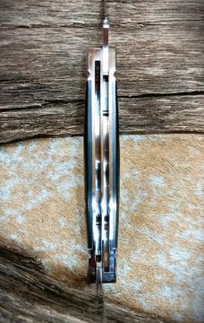 New! RoseCraft Blades Sequatchie River Muskrat RCT018 D2 Clip Blade Black Micarta With Spade Shield New! RoseCraft Blades Sequatchie River Muskrat RCT018 D2 Clip Blade Black Micarta With Spade Shield
