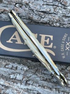 CASE XX *** 1998 BURNT WHITE BONE WORM GROOVED LARGE COPPERLOCK CASE XX *** 1998 BURNT WHITE BONE WORM GROOVED LARGE COPPERLOCK