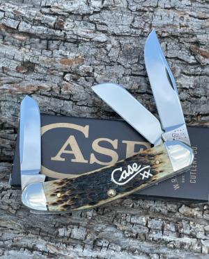 CASE XX *** 2001 PETRO GREEN JIGGED BONE SILVER SCRIPT SOWBELLY